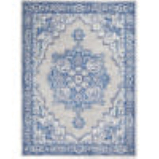 Nourison - Whimsicle Area Rug - 6 x 9 Grey Blue - WHS03-99446831460 veiw 1