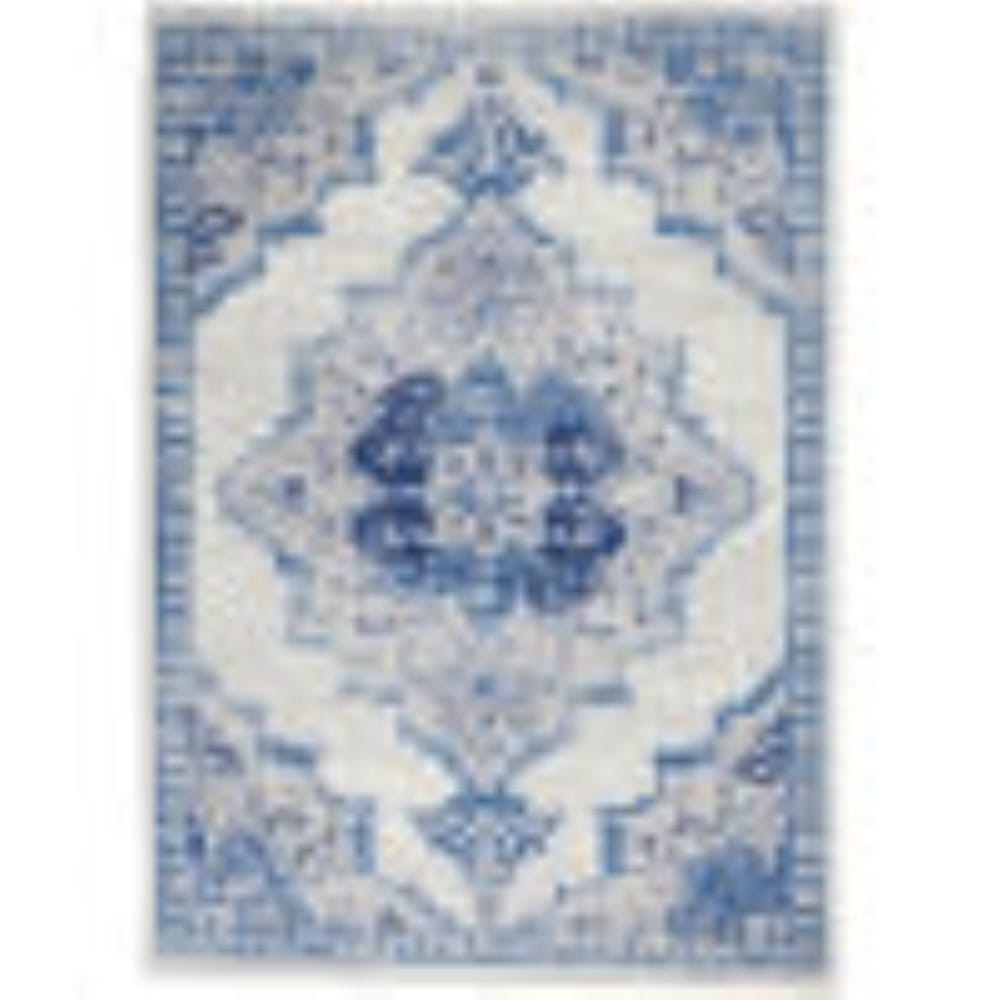 Nourison - Whimsicle Area Rug - 6 x 9 Ivory Blue - WHS14-99446834416 veiw 1