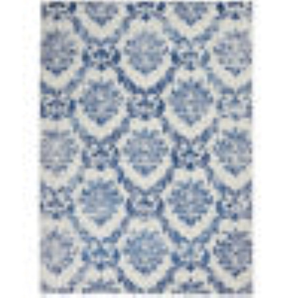 Nourison - Whimsicle Area Rug - 5 x 7 Ivory Navy - WHS01-99446830623 veiw 1