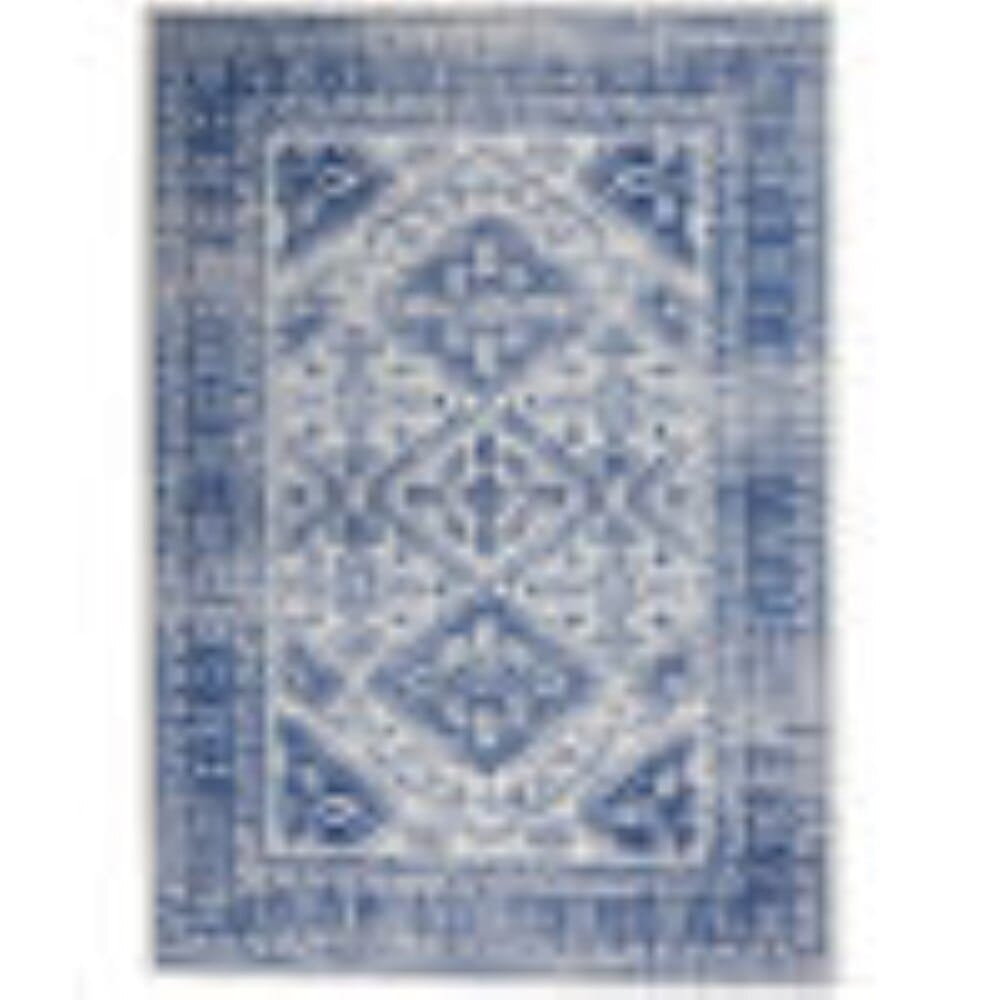 Nourison - Whimsicle Area Rug - 5 x 7 Ivory Navy - WHS15-99446834560 veiw 1