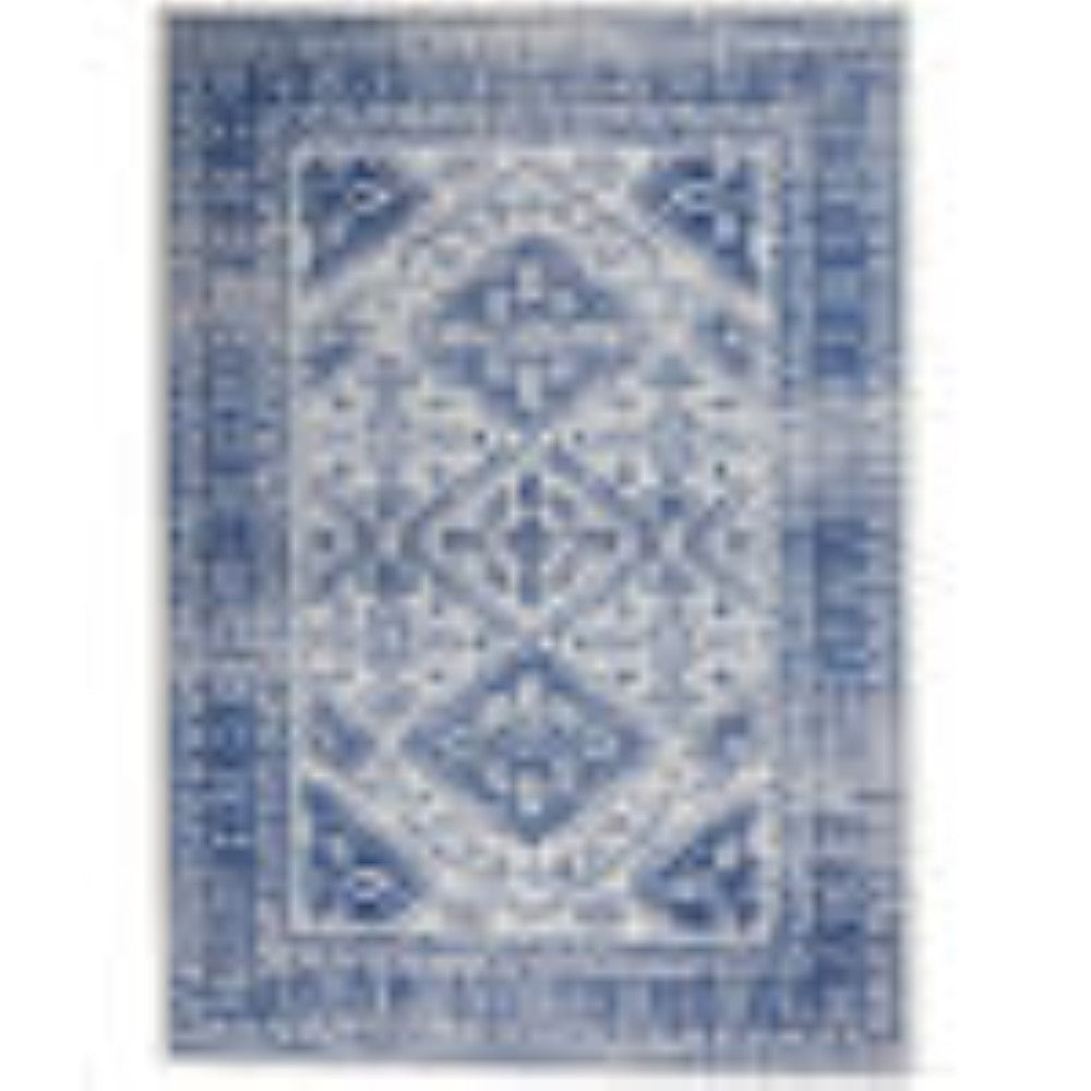 Nourison - Whimsicle Area Rug - 6 x 9 Ivory Navy - WHS15-99446834584 veiw 1
