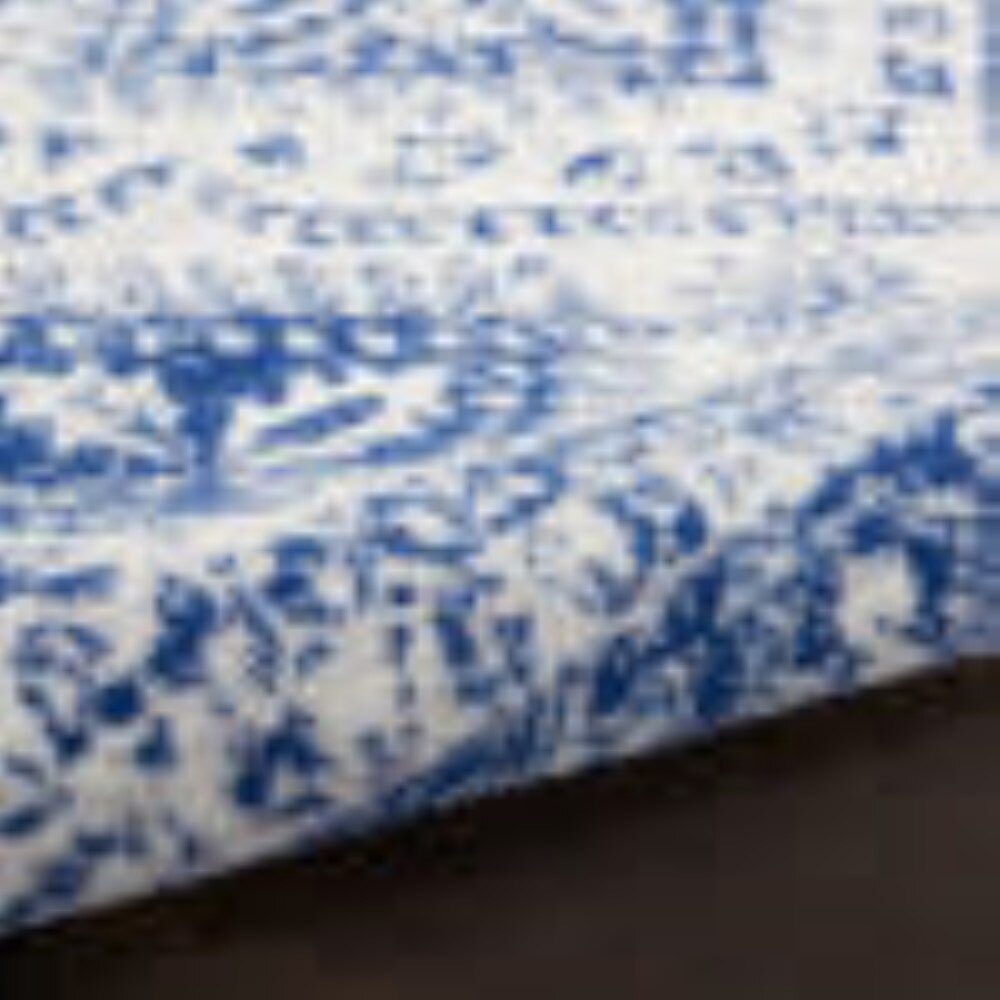 Nourison - Whimsicle Area Rug - 6 x 9 Ivory Navy - WHS15-99446834584 veiw 2