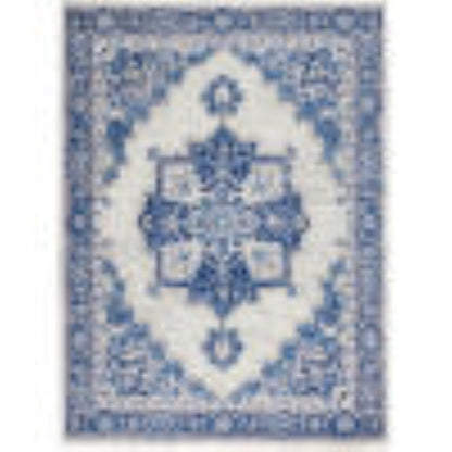 Nourison - Whimsicle Area Rug - 5 x 7 Ivory Blue - WHS03-99446831286 veiw 1