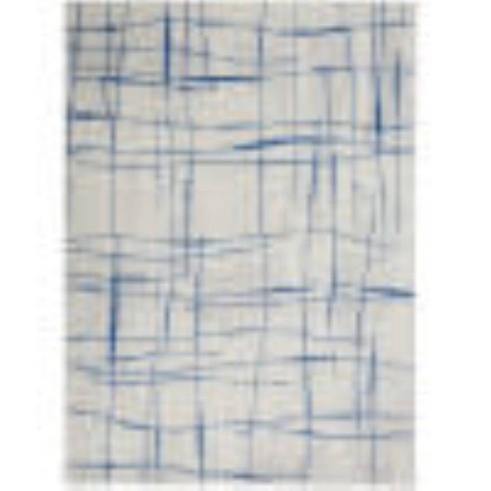 Nourison - Whimsicle Area Rug - 5 x 7 Ivory Blue - WHS09-99446832986 veiw 1