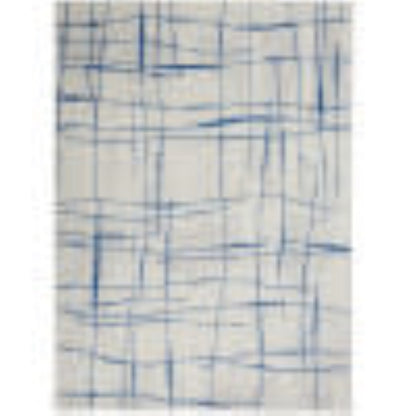 Nourison - Whimsicle Area Rug - 5 x 7 Ivory Blue - WHS09-99446832986 veiw 1