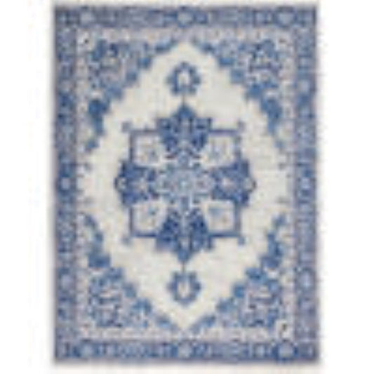 Nourison - Whimsicle Area Rug - 6 x 9 Ivory Blue - WHS03-99446831293 veiw 1