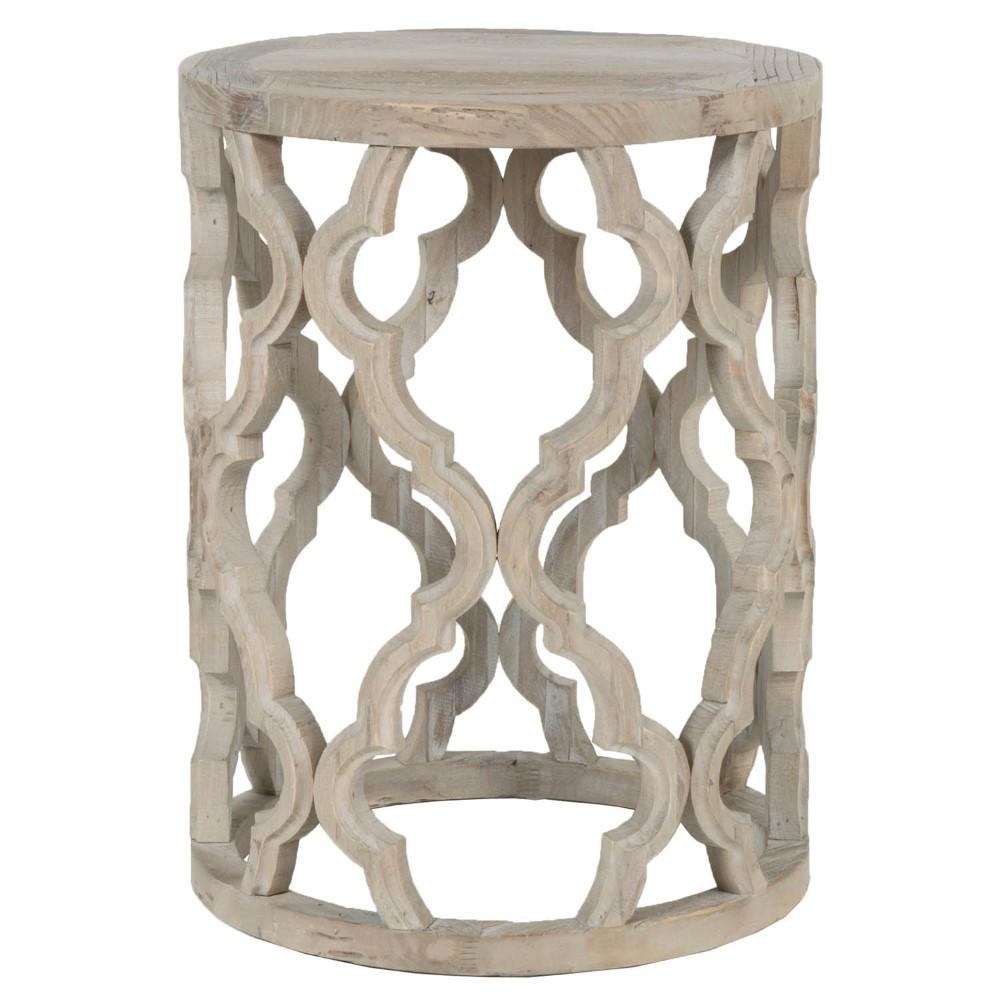 Orient Express Furniture - Clover End Table - 8028.SGRY-ELM veiw 1