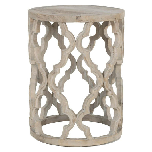 Orient Express Furniture - Clover End Table - 8028.SGRY-ELM veiw 2