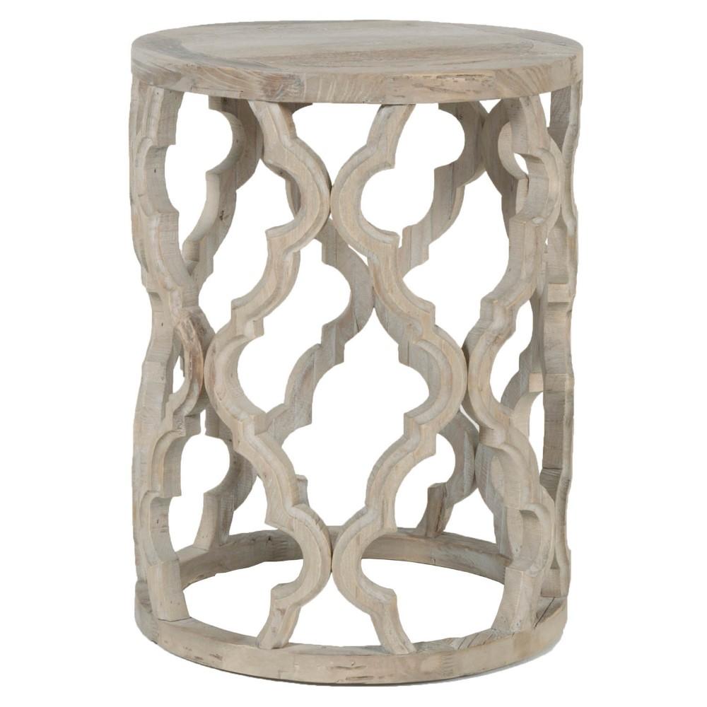 Orient Express Furniture - Clover End Table - 8028.SGRY-ELM veiw 3