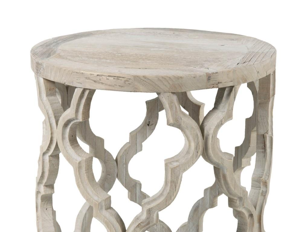 Orient Express Furniture - Clover End Table - 8028.SGRY-ELM veiw 5