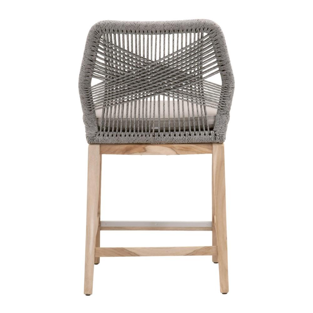 Orient Express Furniture - Loom Outdoor Counter Stool - 6808CS.PLA-R/SG/GT veiw 3