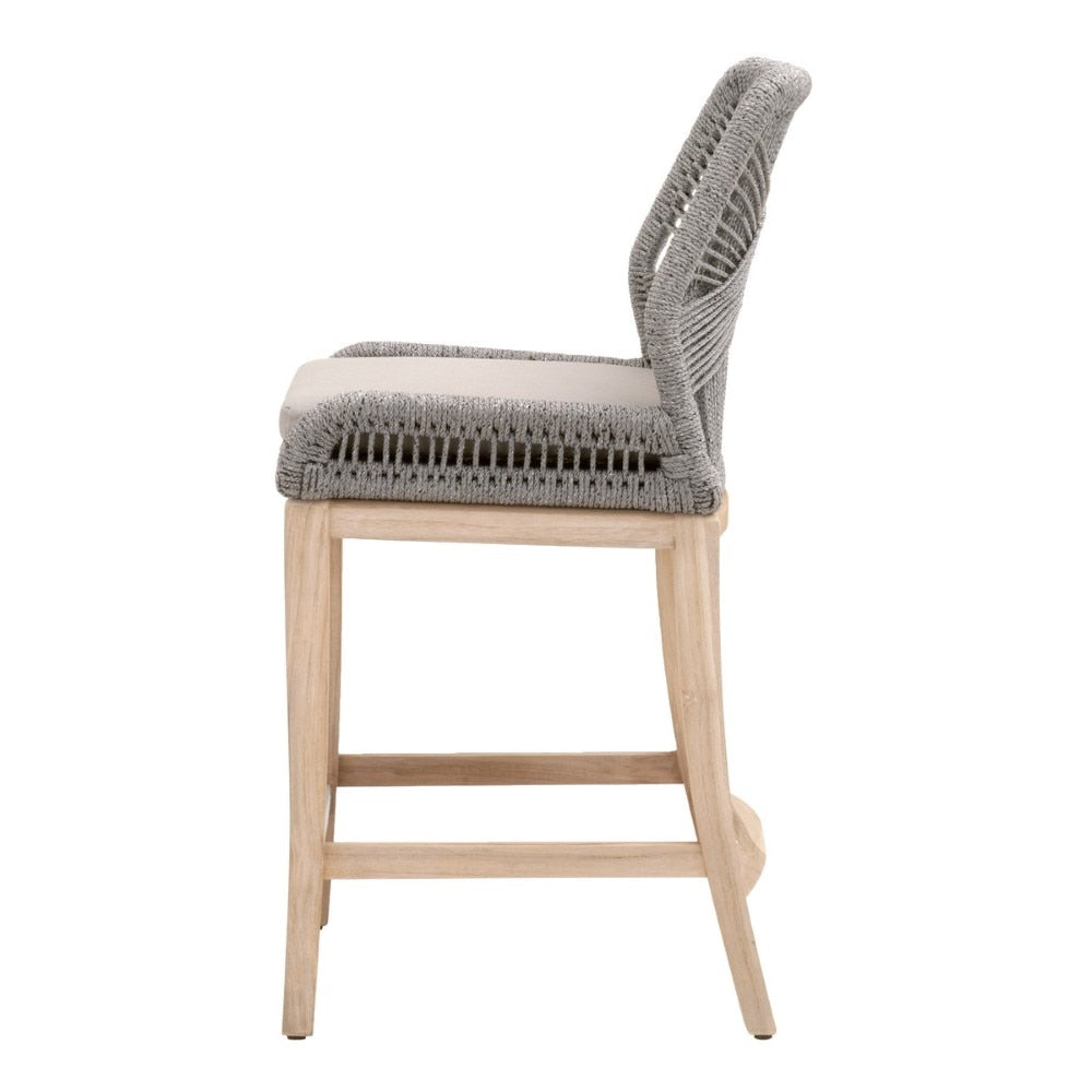 Orient Express Furniture - Loom Outdoor Counter Stool - 6808CS.PLA-R/SG/GT veiw 7