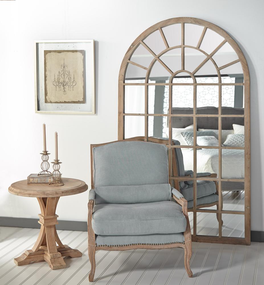Orient Express Furniture - Venetian Mirror - 8064.SGRY-PNE veiw 2