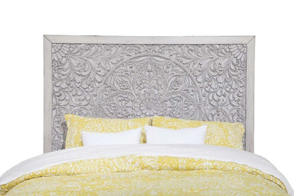 Origins by Alpine - Aria Queen Panel Bed in Grey - 4500-01Q veiw 4