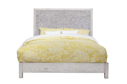 Origins by Alpine - Aria Standard King Panel Bed in Grey - 4500-07EK veiw 2