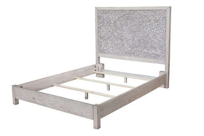 Origins by Alpine - Aria Standard King Panel Bed in Grey - 4500-07EK veiw 3