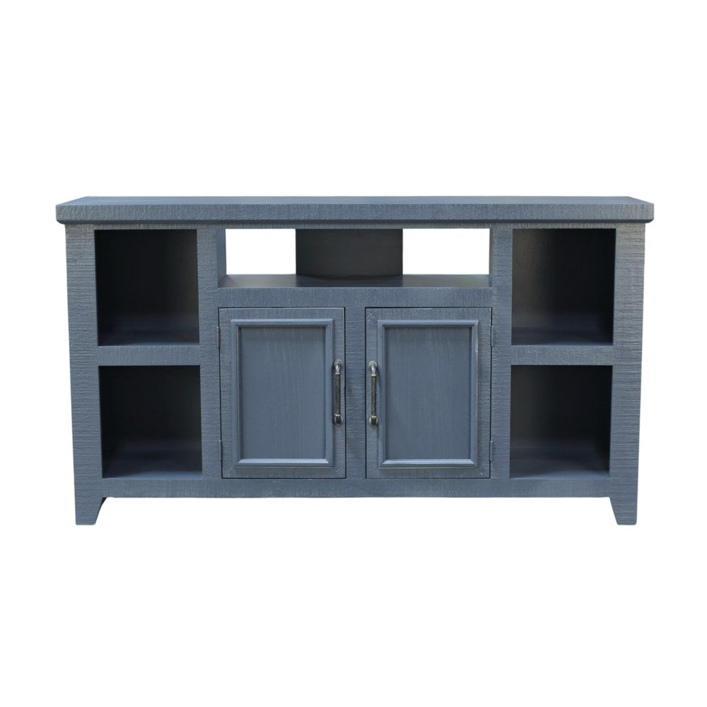 Origins by Alpine - Bowen 60" TV Console, Slate Blue - HG3260 view 1