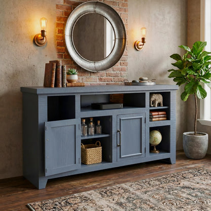 Origins by Alpine - Bowen 60" TV Console, Slate Blue - HG3260 view 10