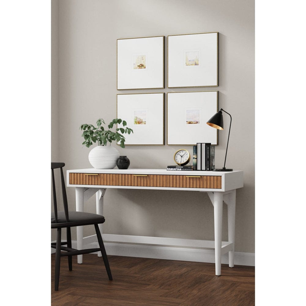 Origins by Alpine - Larsen Large Desk, White - 7400-66 view 1