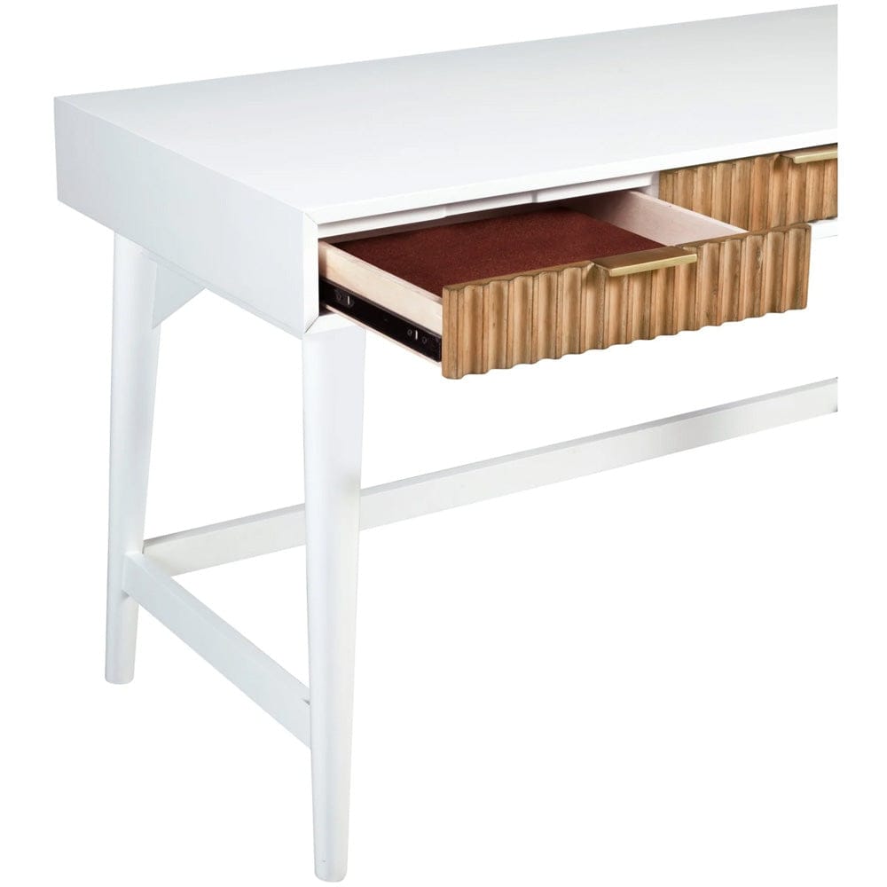 Origins by Alpine - Larsen Large Desk, White - 7400-66 view 4