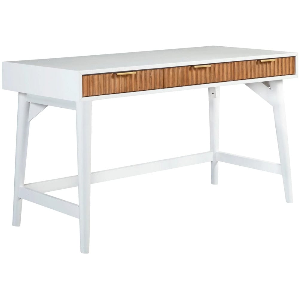 Origins by Alpine - Larsen Large Desk, White - 7400-66 view 6