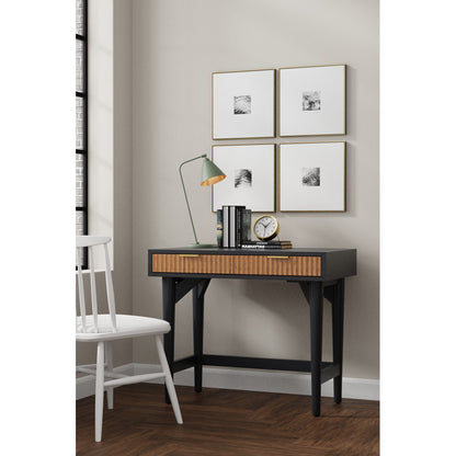 Origins by Alpine - Larsen Mini Desk, Black - 7400BLK-65 view 1