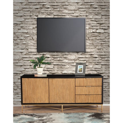 Origins by Alpine - Larsen TV Console, Black - 7400BLK-10 view 1