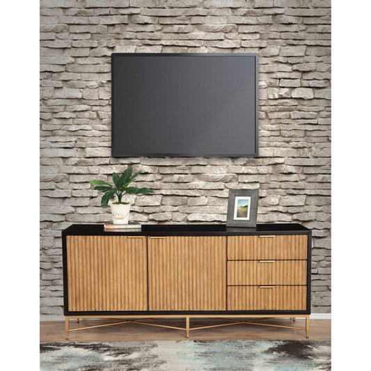 Origins by Alpine - Larsen TV Console, Black - 7400BLK-10 view 1