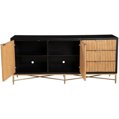 Origins by Alpine - Larsen TV Console, Black - 7400BLK-10 view 3
