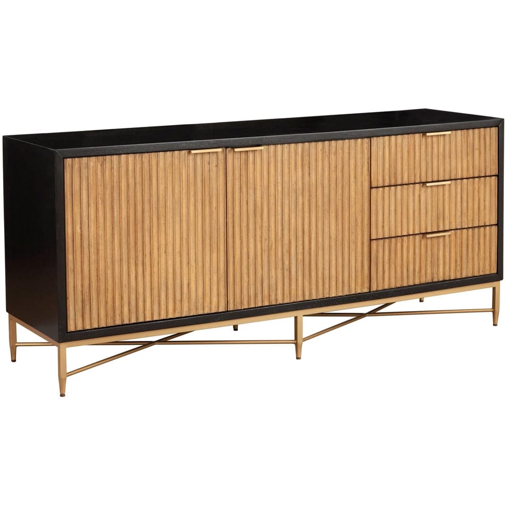 Origins by Alpine - Larsen TV Console, Black - 7400BLK-10 view 6