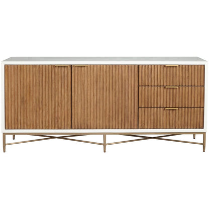 Origins by Alpine - Larsen TV Console, White - 7400-10 view 6
