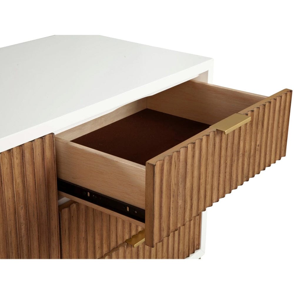 Origins by Alpine - Larsen TV Console, White - 7400-10 view 7