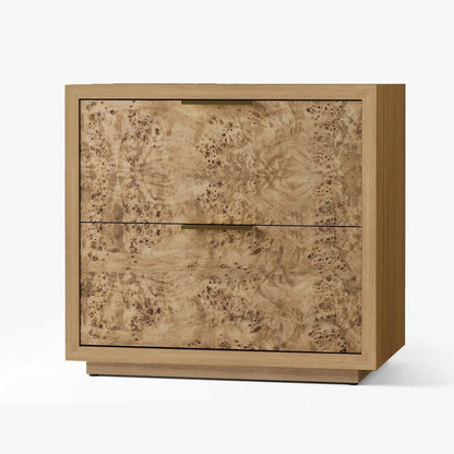 Origins by Alpine - Milan Nightstand, Natural - 125NAT-02 view 1