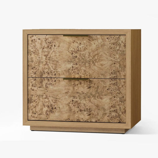 Origins by Alpine - Milan Nightstand, Natural - 125NAT-02 view 1