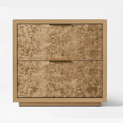 Origins by Alpine - Milan Nightstand, Natural - 125NAT-02 view 2