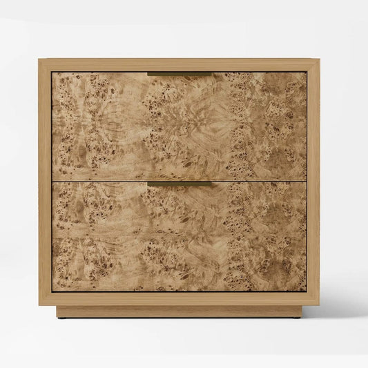 Origins by Alpine - Milan Nightstand, Natural - 125NAT-02 view 2