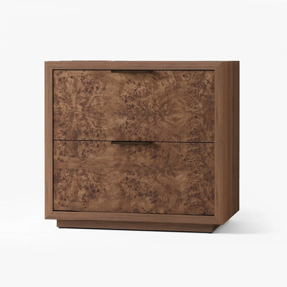 Origins by Alpine - Milan Nightstand, Walnut - 125BRN-02 view 1
