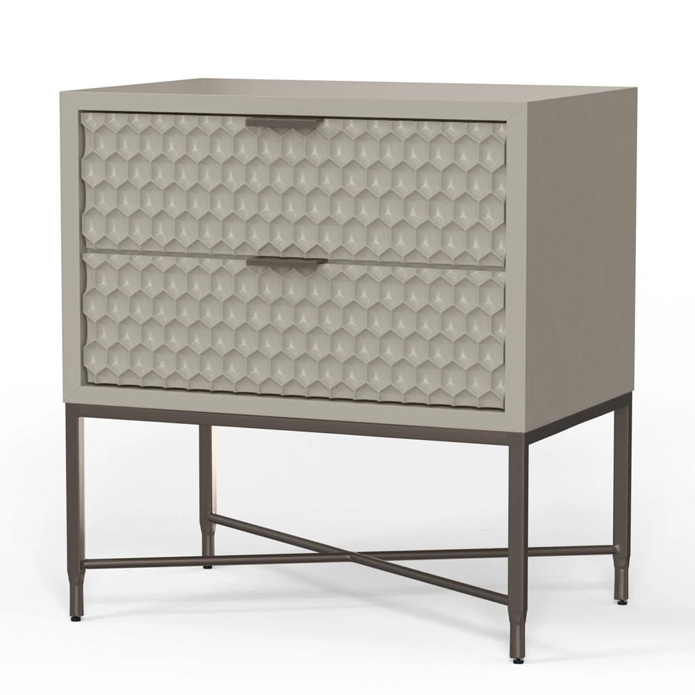 Origins by Alpine - Milo Nightstand (Cement Gray) - 6500-02 view 2