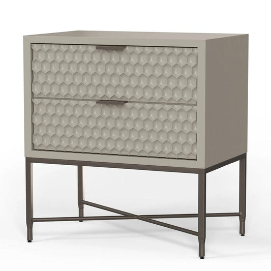 Origins by Alpine - Milo Nightstand (Cement Gray) - 6500-02 view 2