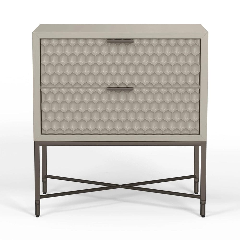 Origins by Alpine - Milo Nightstand (Cement Gray) - 6500-02 view 3