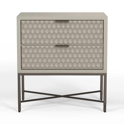 Origins by Alpine - Milo Nightstand (Cement Gray) - 6500-02 view 3