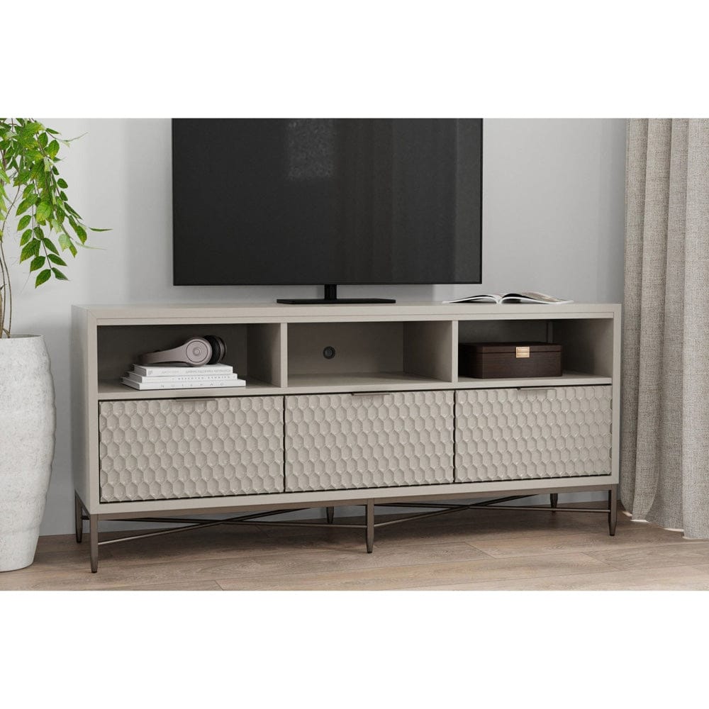 Origins by Alpine - Milo TV Console (Cement Gray) - 6500-20 view 1