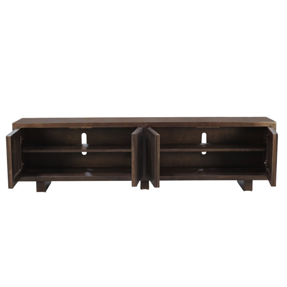Origins by Alpine - Nara 80" TV Console, Dark Walnut - RW8020 view 4