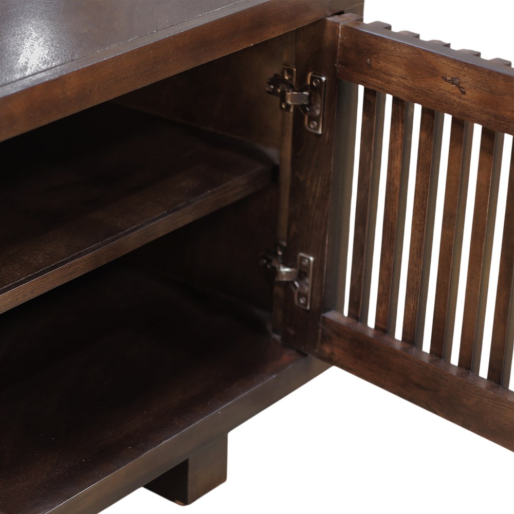 Origins by Alpine - Nara 80" TV Console, Dark Walnut - RW8020 view 8