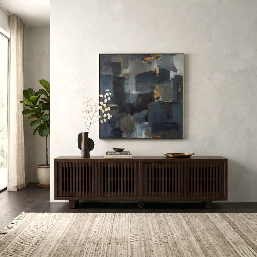 Origins by Alpine - Nara 80" TV Console, Dark Walnut - RW8020 view 9