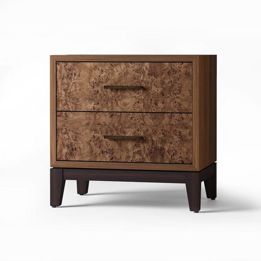 Origins by Alpine - Owen Nightstand with Legs, Walnut - 325-02 view 1
