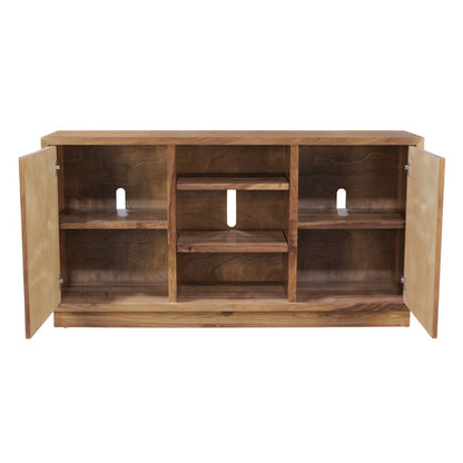 Origins by Alpine - Russo 60" Sideboard, Honey Walnut - SJ3160 view 4