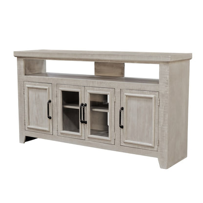 Origins by Alpine - Willow Creek 60" TV Console, White Wash - HG6055 view 2