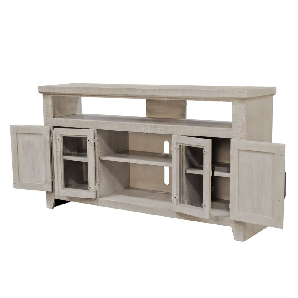 Origins by Alpine - Willow Creek 60" TV Console, White Wash - HG6055 view 5