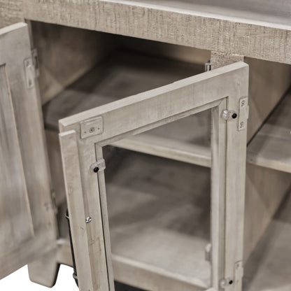 Origins by Alpine - Willow Creek 60" TV Console, White Wash - HG6055 view 7